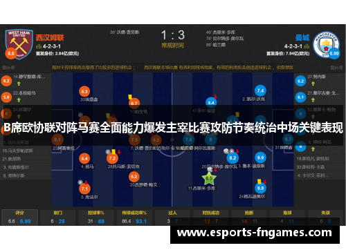 B席欧协联对阵马赛全面能力爆发主宰比赛攻防节奏统治中场关键表现