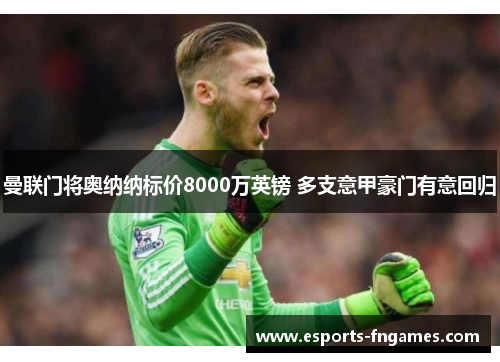 曼联门将奥纳纳标价8000万英镑 多支意甲豪门有意回归 曼联门将奥纳纳标价8000万英镑 多支意甲豪门有意回归